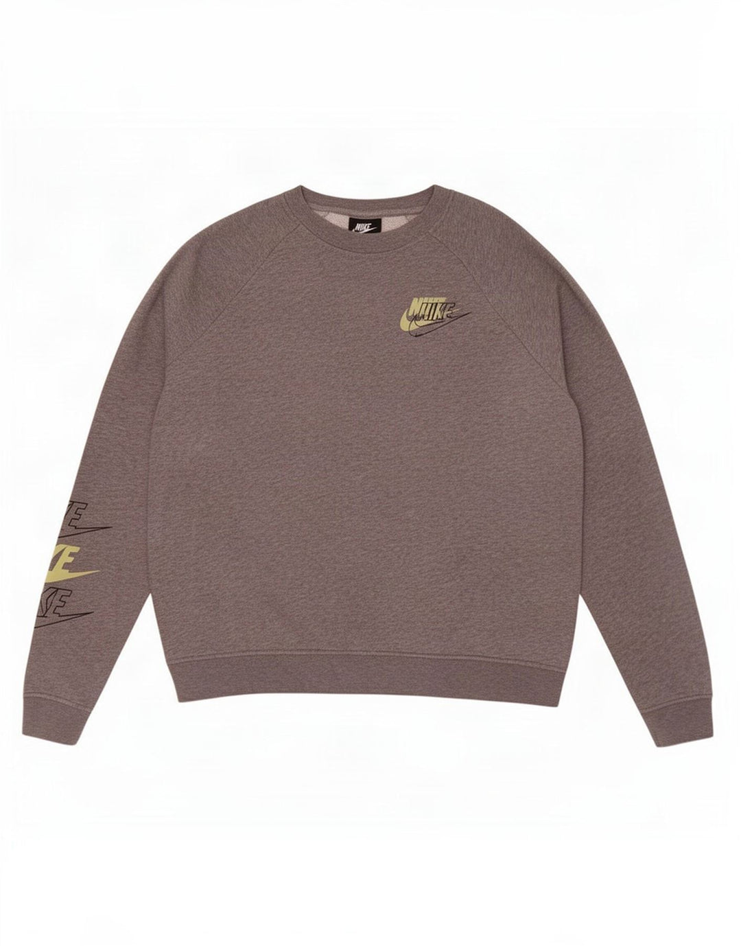 Hanorac grafic pentru bărbați Nike Pulover, bumbac, gri mediu
