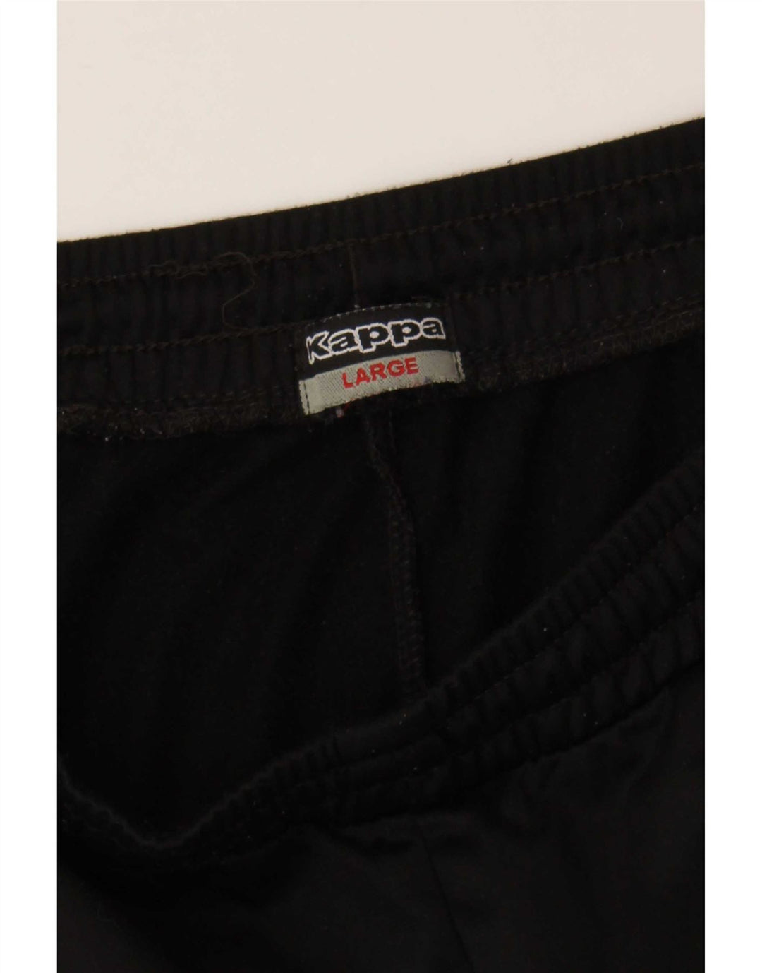Pantaloni de trening cu grafică pentru bărbați Kappa Pantaloni de jogging, mari, negru