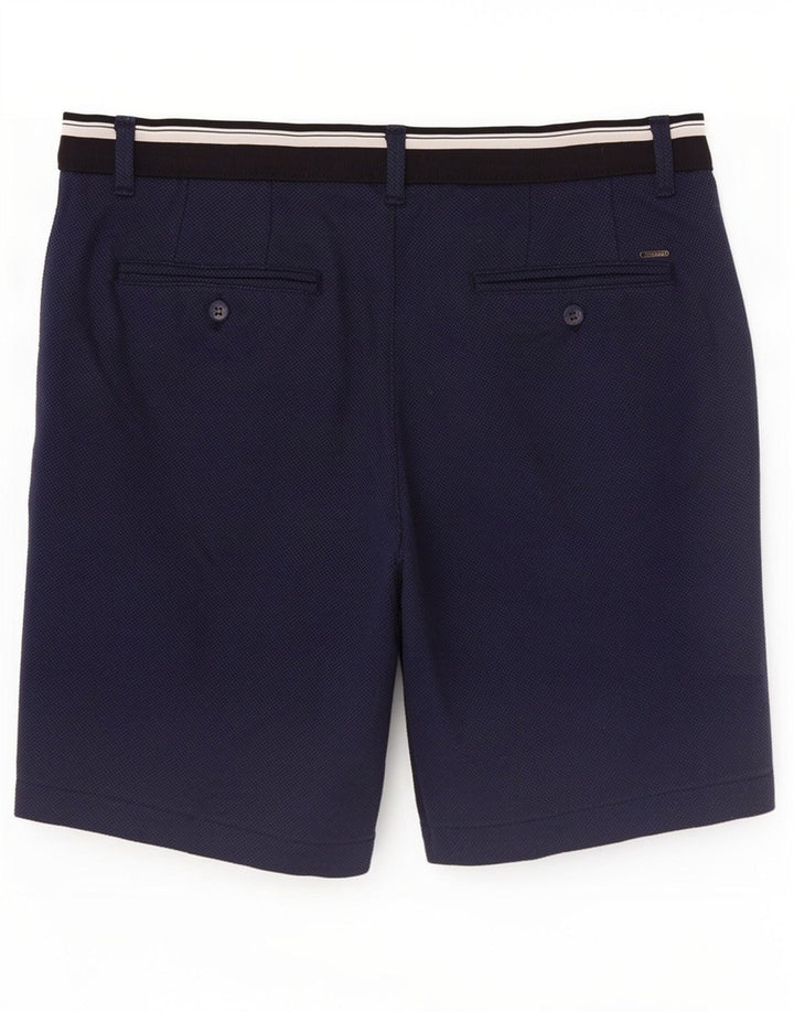 Pantaloni scurți chino pentru bărbați Zara Medium W31 Bleumarin Poliester