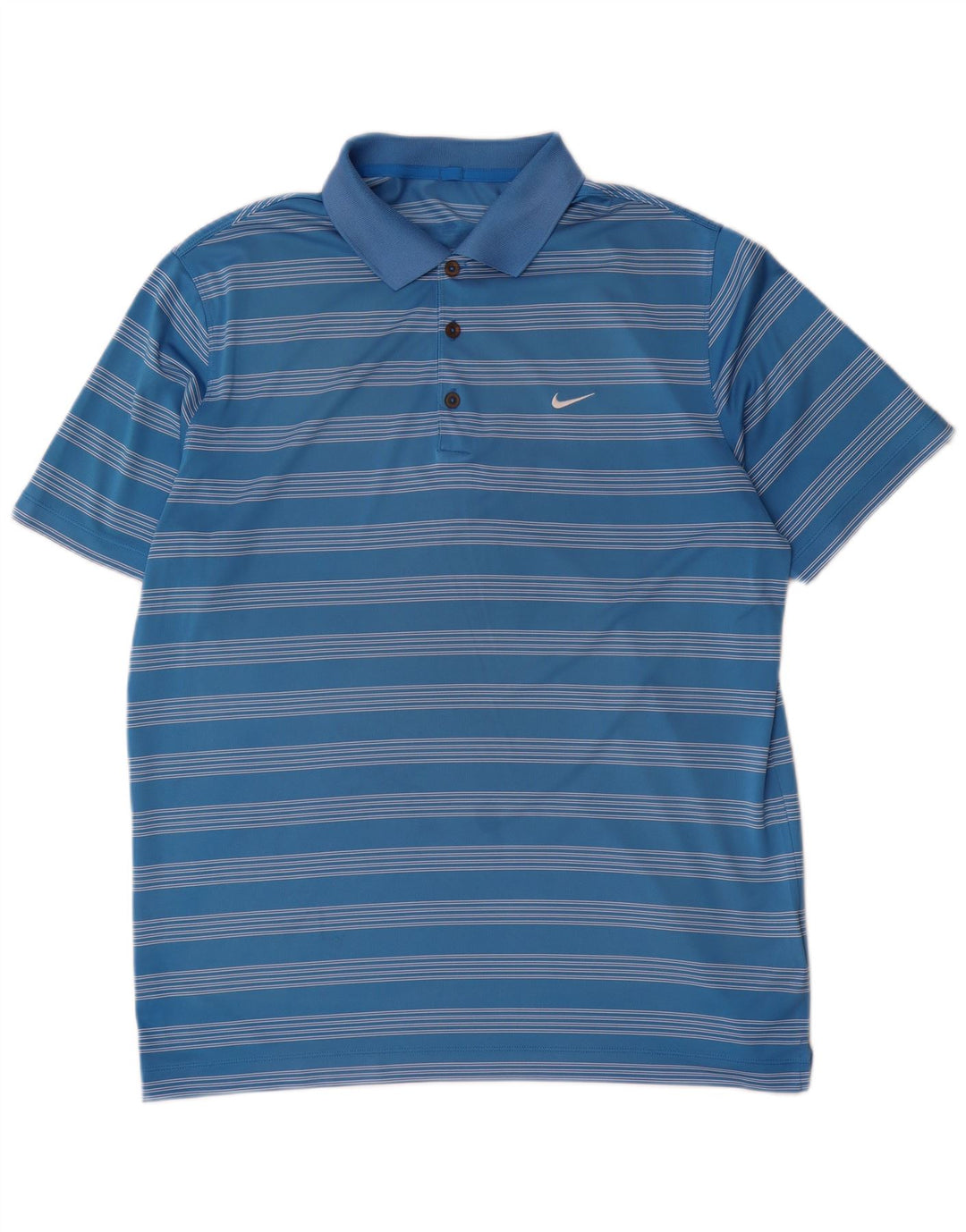 Tricou polo Nike pentru bărbați XL, poliester cu dungi albastre