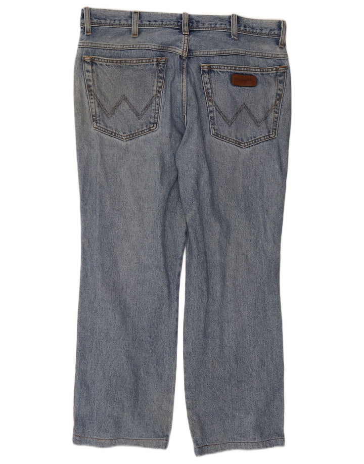 WRANGLER Mens Straight Jeans W34 L26 Blue