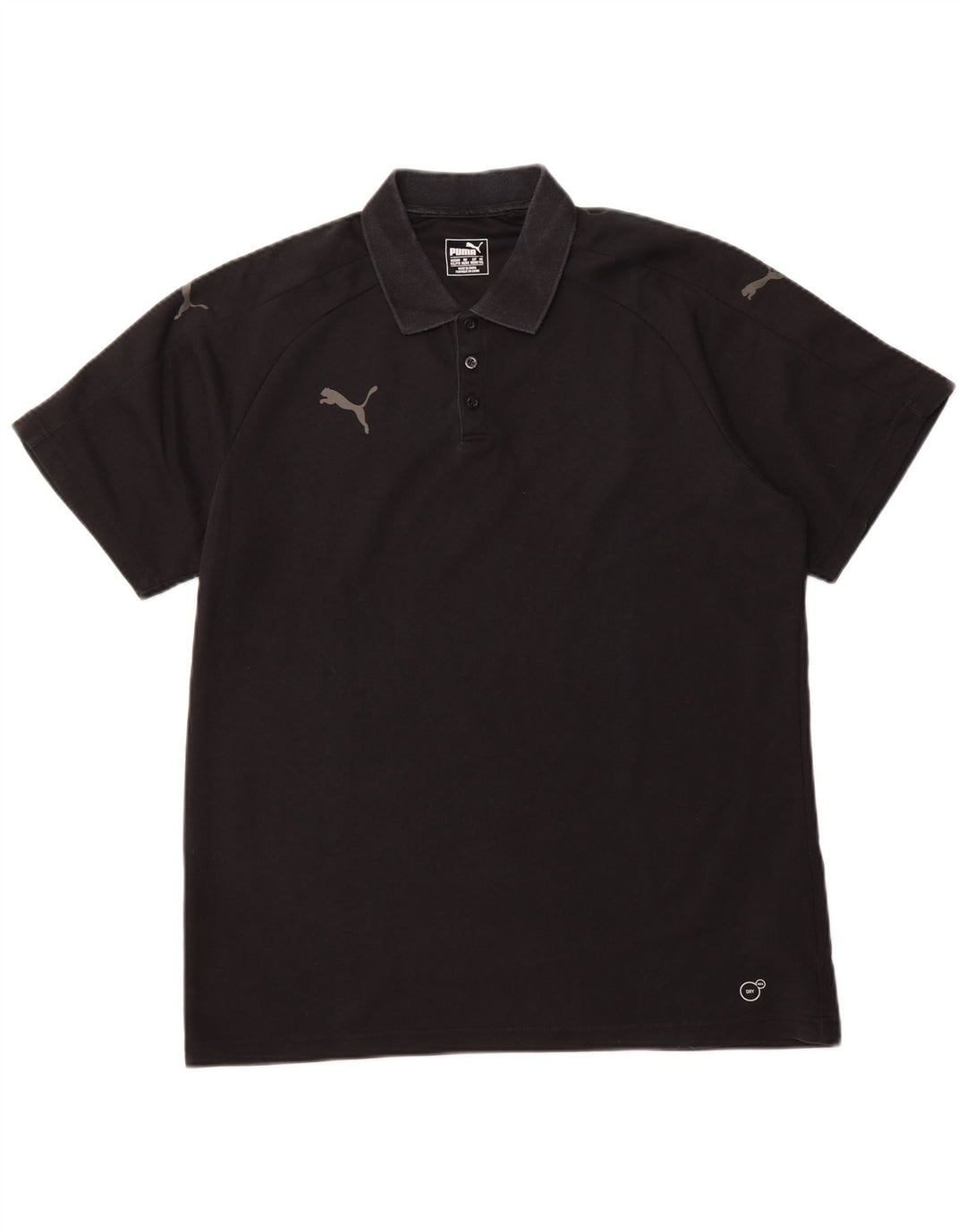 Tricou polo PUMA pentru bărbați 2XL, bumbac negru