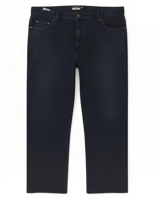 Blugi drepti pentru bărbați Marks & Spencer Blue Harbour W40 L26 Bumbac bleumarin