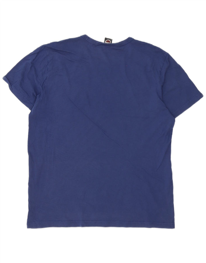 Tricou grafic Colmar pentru bărbați, cu croiala normală, Top Medium Blue