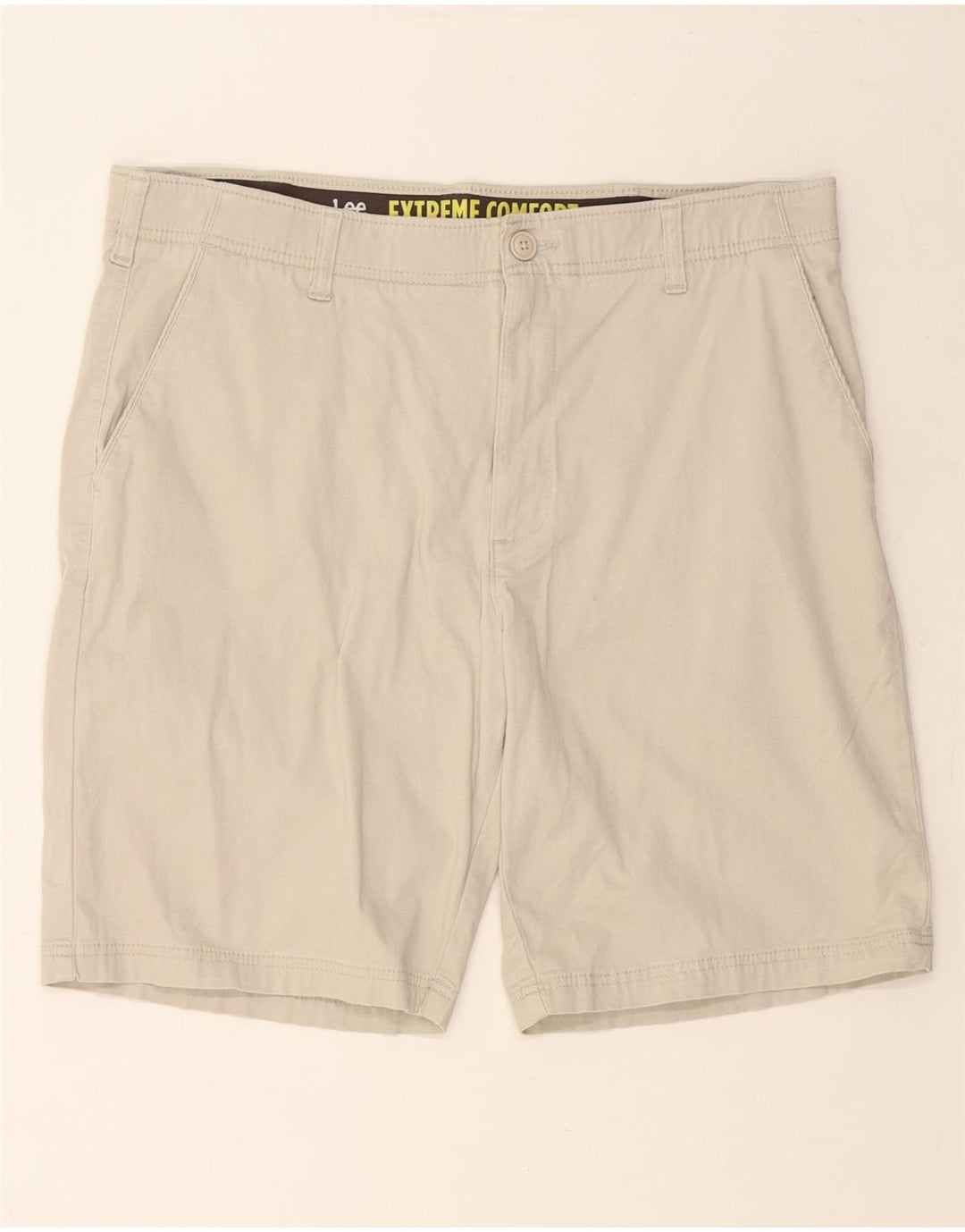 LEE Mens Chino Shorts W38 XL Beige Cotton Vintage Lee and Second-Hand Lee from Messina Hembry 