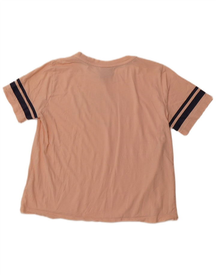 Tricou grafic pentru femei NIKE Top UK 14 mare bumbac roz