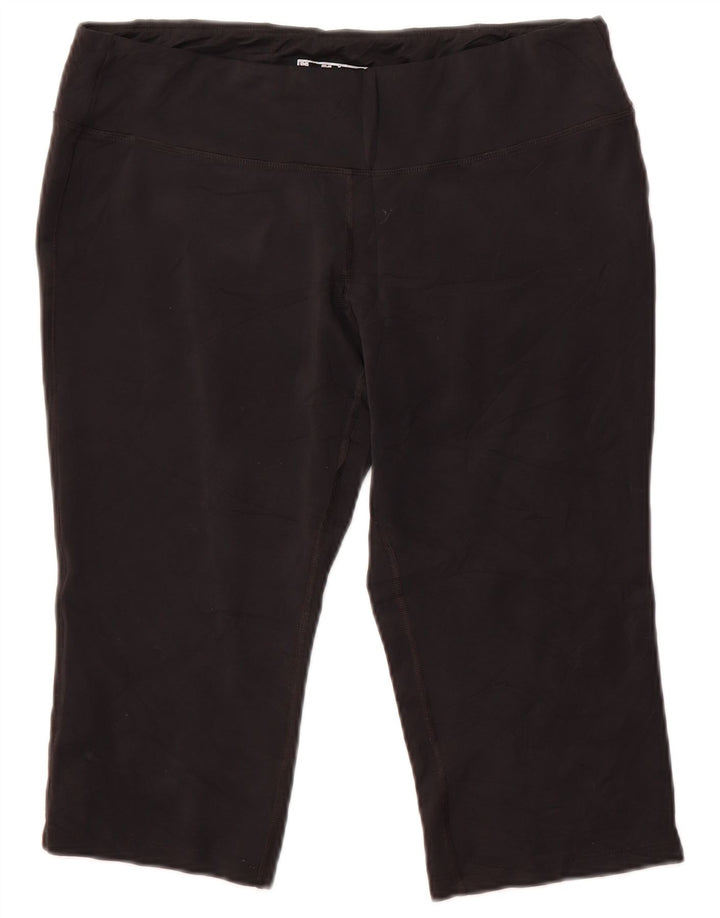 Leggings Capri New Balance pentru femei UK 18 XL Poliester negru