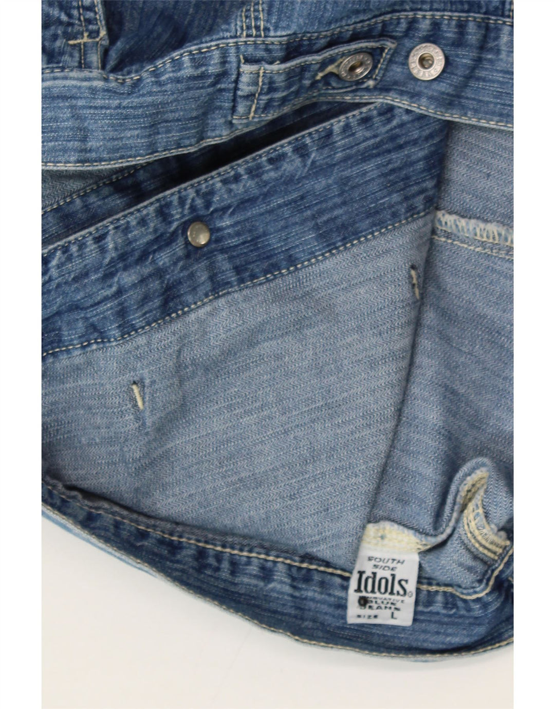 VINTAGE Mens Denim Jacket UK 40 Large Blue Vintage Vintage and Second-Hand Vintage from Messina Hembry 