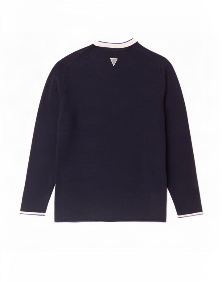 Top pentru bărbați Tommy Hilfiger cu mânecă lungă, mare, bleumarin, color block