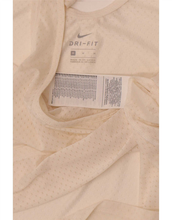Vesta Nike Dri Fit pentru femei UK 12 Poliester alb mediu