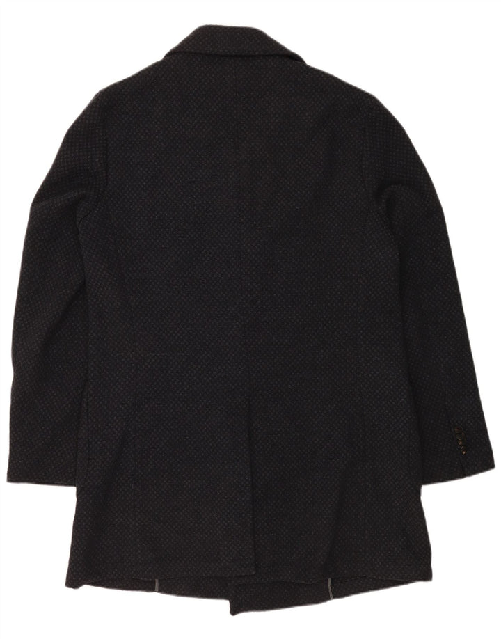 Jachetă blazer pentru bărbați Sirmoney IT 52 XL Lână cu pete albastru bleumarin