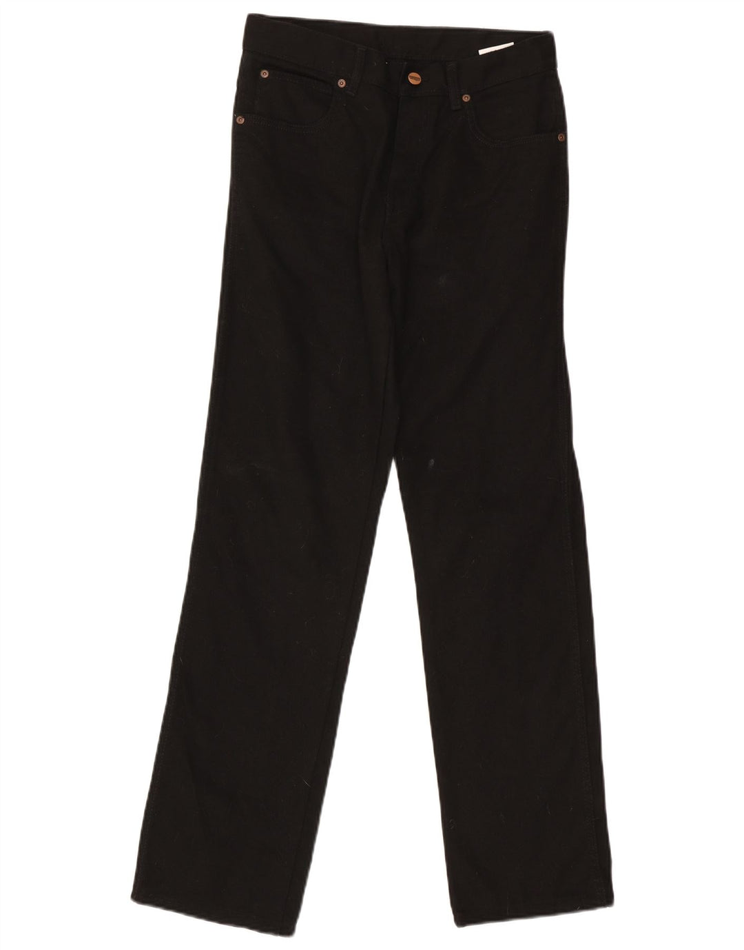 Blugi drepti pentru bărbați Wrangler W30 L31 bumbac negru