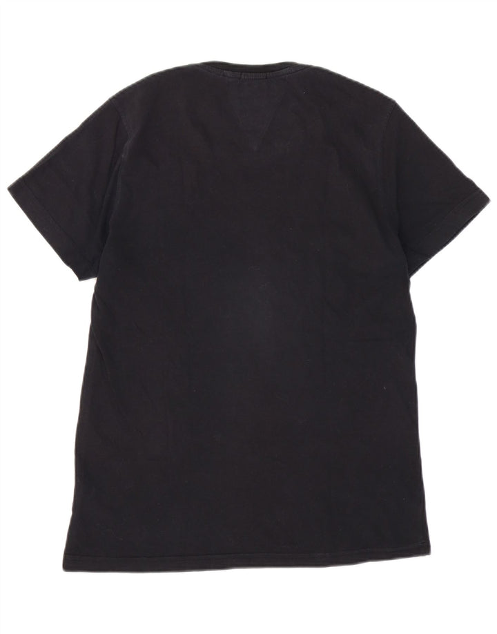 Tricou pentru bărbați Tommy Hilfiger Top mediu negru bumbac