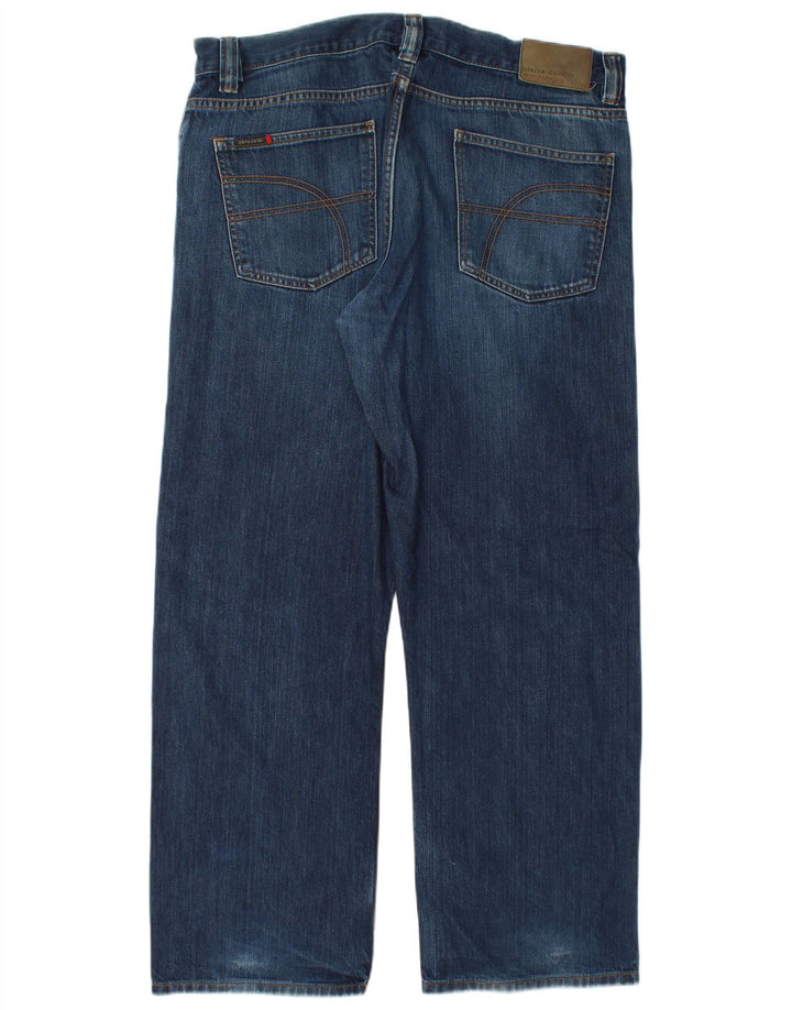 Jeans drept bărbați Pierre Cardin W38 L30 Bumbac albastru