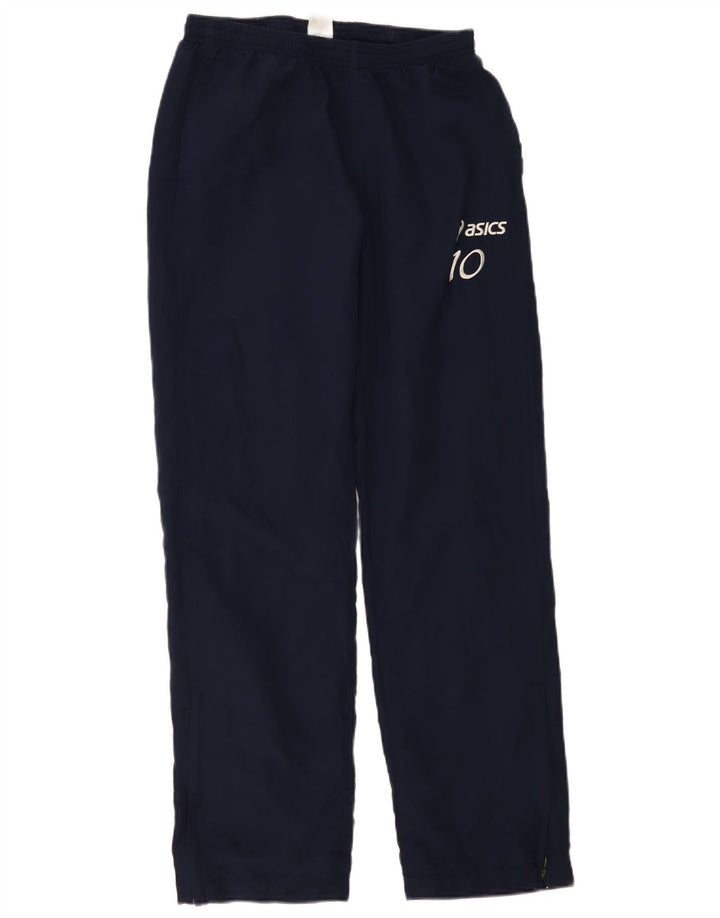 Pantaloni de trening grafic ASICS pentru femei Marea Britanie 14 Poliester bleumarin mare