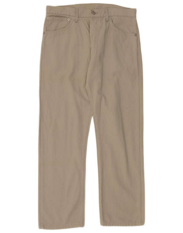 Pantaloni casual drepti pentru bărbați Levi's 551 W34 L29 bumbac gri