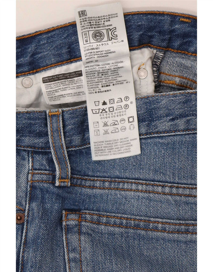 Blugi slim pentru femei Levi's W27 L26 Bumbac albastru