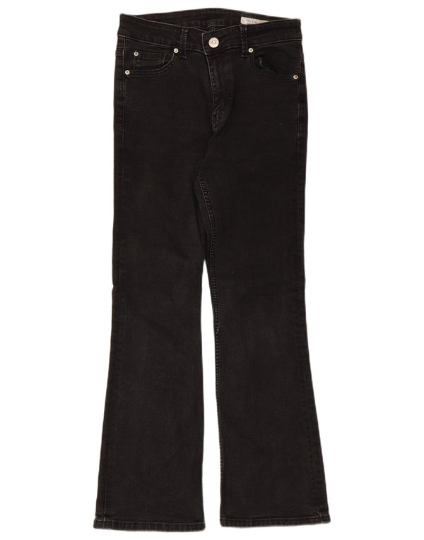 Marks & Spencer pentru femei The Eva Bootcut Jeans UK 10 Small W28 L27 Black