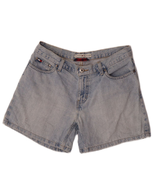 Pantaloni scurți din denim distressed pentru femei Tommy Hilfiger W28 Medium Blue