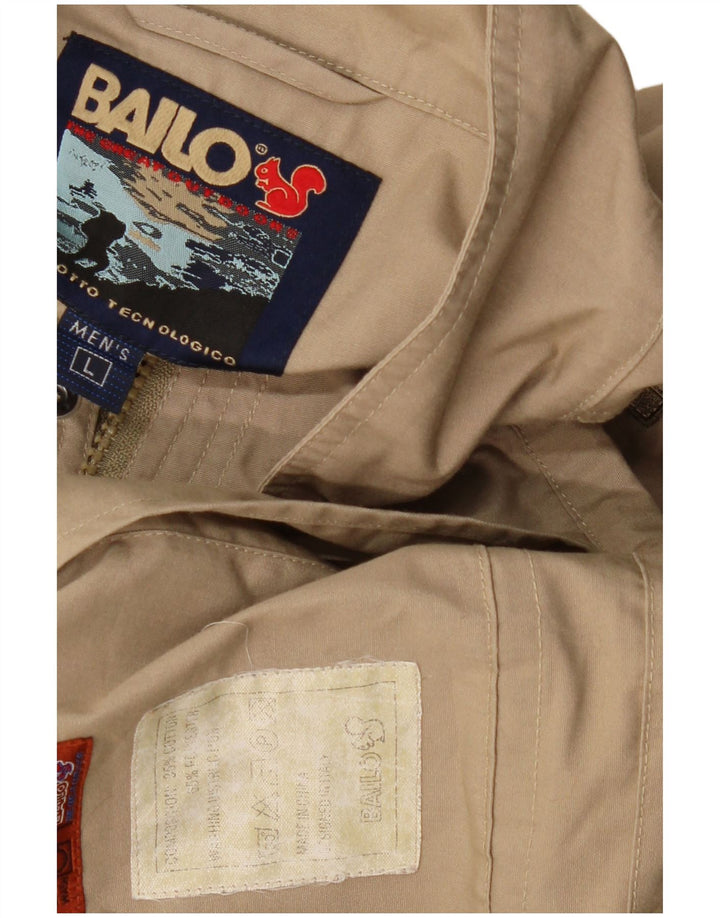 Gilet vintage pentru bărbați, UK 40, mare, kaki, bumbac