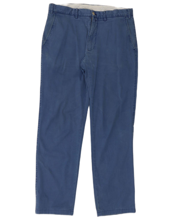 Pantaloni chino drepți pentru bărbați Gant IT 48 Medium L33 L31 Bumbac albastru