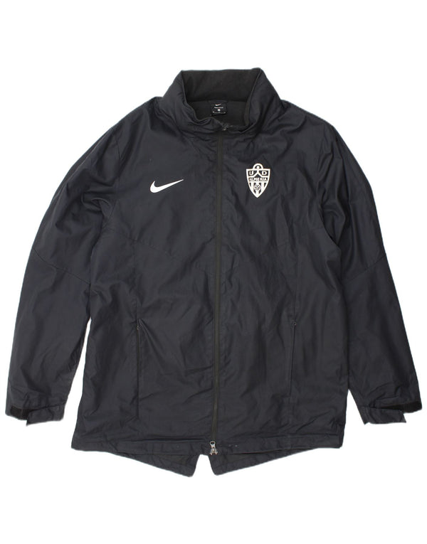 Jachetă de ploaie cu glugă Nike pentru bărbați UK 42 XL poliester gri