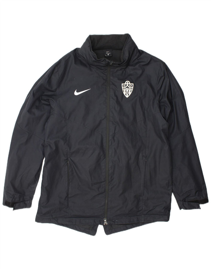 Jachetă de ploaie cu glugă Nike pentru bărbați UK 42 XL poliester gri