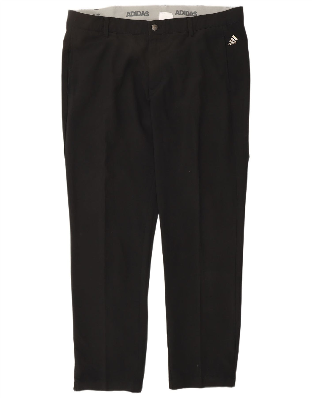 Pantaloni chino conici pentru bărbați ADIDAS W38 L32 Poliester negru