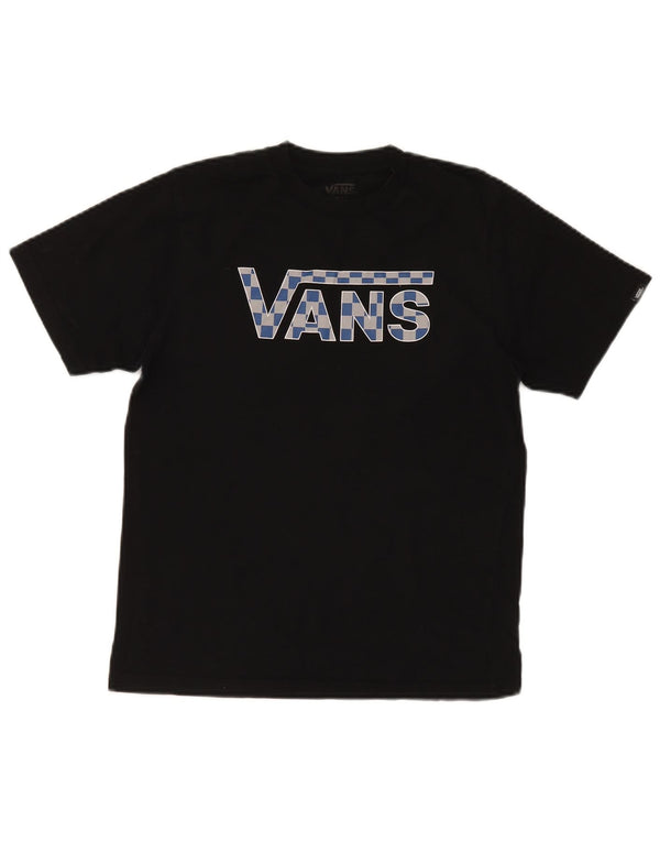 Tricou grafic Vans Boys Classic Fit Top 12-13 ani mare bumbac negru