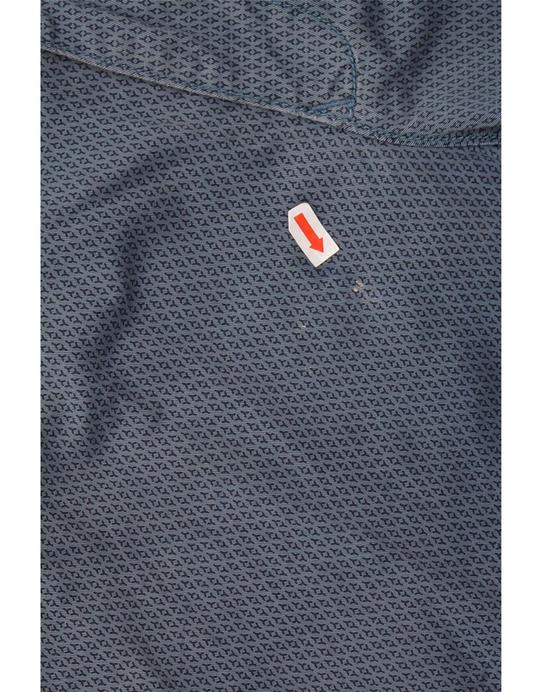 Pantaloni scurți chino Tommy Hilfiger pentru bărbați W33, bumbac geometric albastru mediu