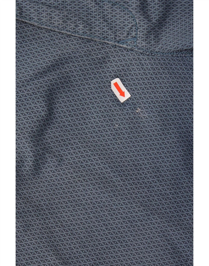 Pantaloni scurți chino Tommy Hilfiger pentru bărbați W33, bumbac geometric albastru mediu