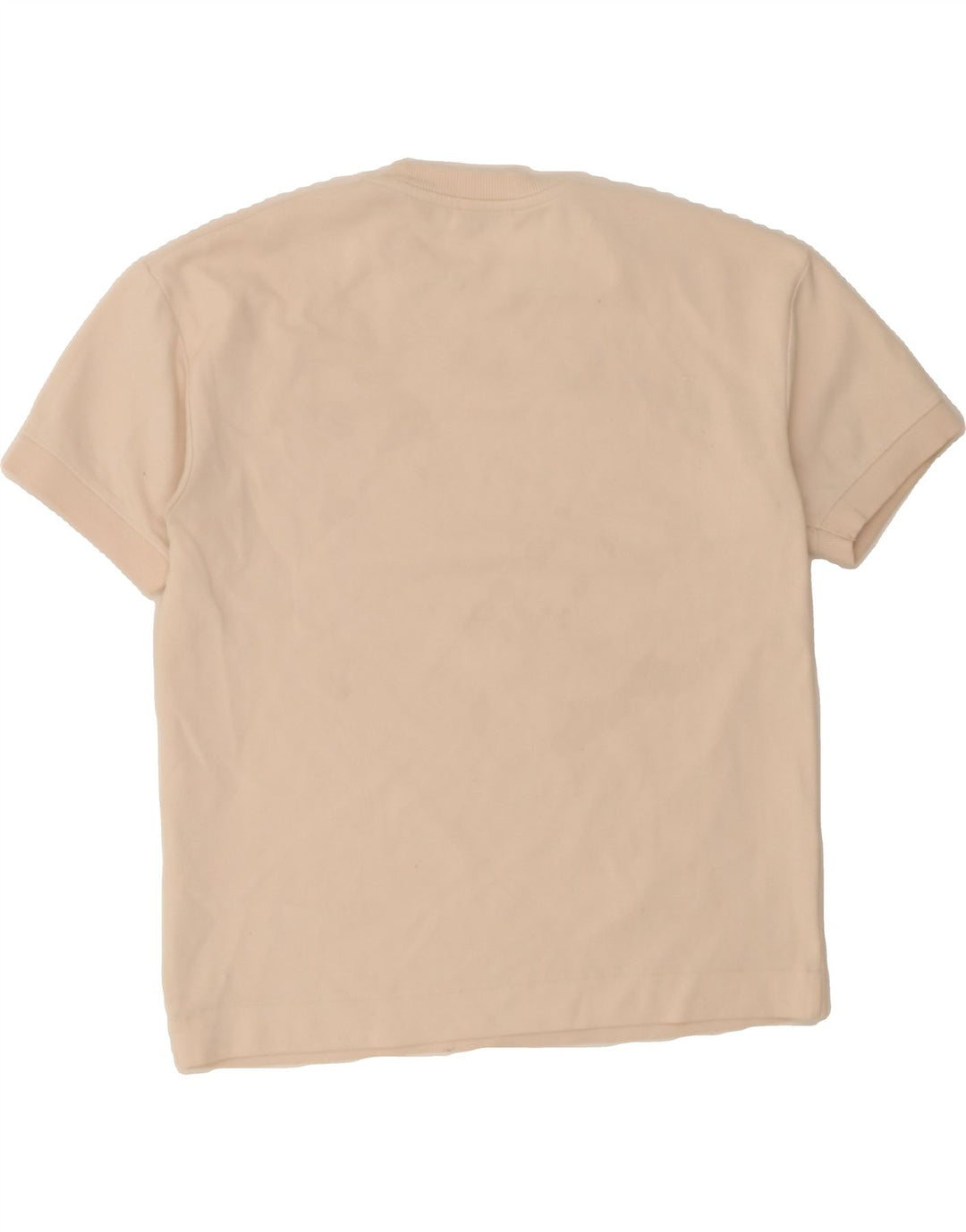 ZARA Mens T-Shirt Top Small Beige Cotton Vintage Zara and Second-Hand Zara from Messina Hembry 