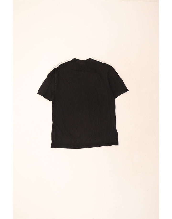 Tricou grafic pentru bărbați Kappa Top mare bumbac negru