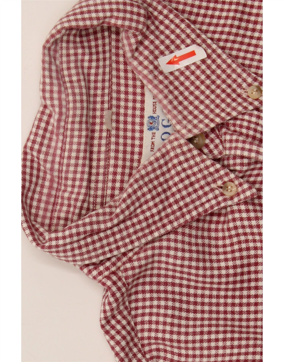 Cămașă Boggi pentru bărbați, mare roșu Gingham