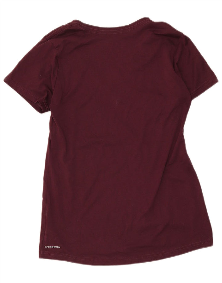Tricou pentru femei Reebok Top UK 10 Small Burgundy Poliester