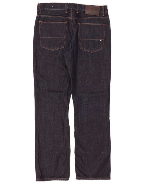 Blugi drepti pentru bărbați Tommy Hilfiger Mercer W32 L30 bumbac bleumarin