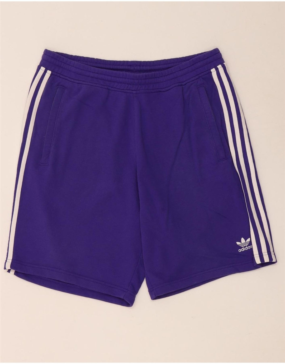ADIDAS Mens Sport Shorts Large  Purple Cotton