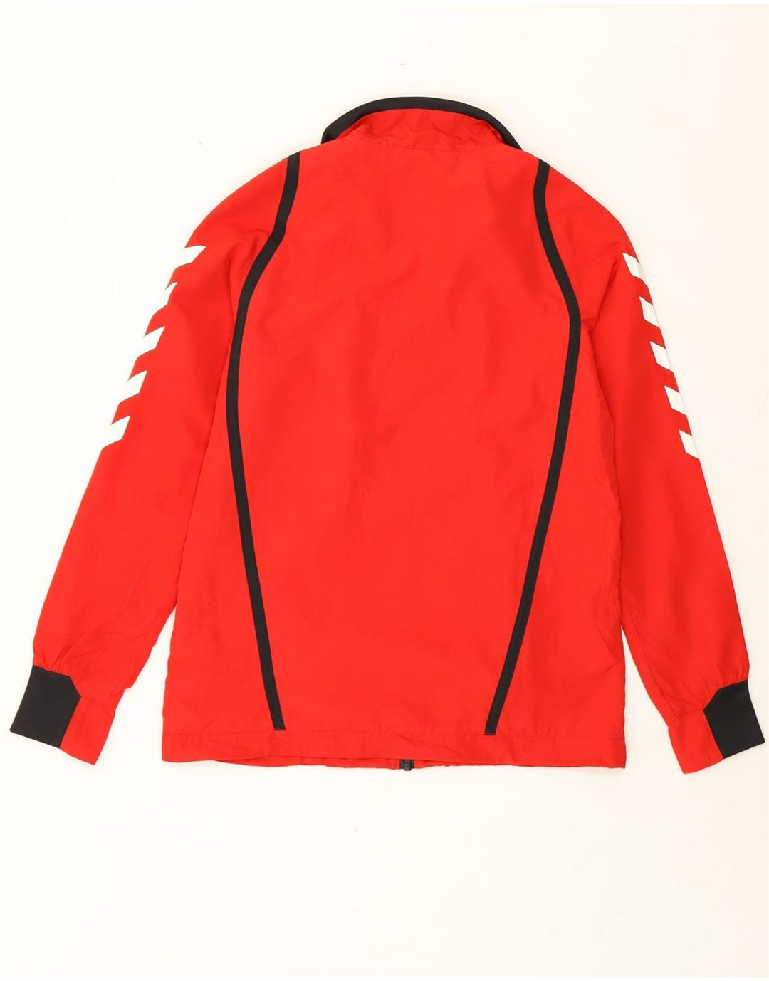 Jachetă de trening grafică pentru bărbați Hummel XS, poliester color bloc, roșu