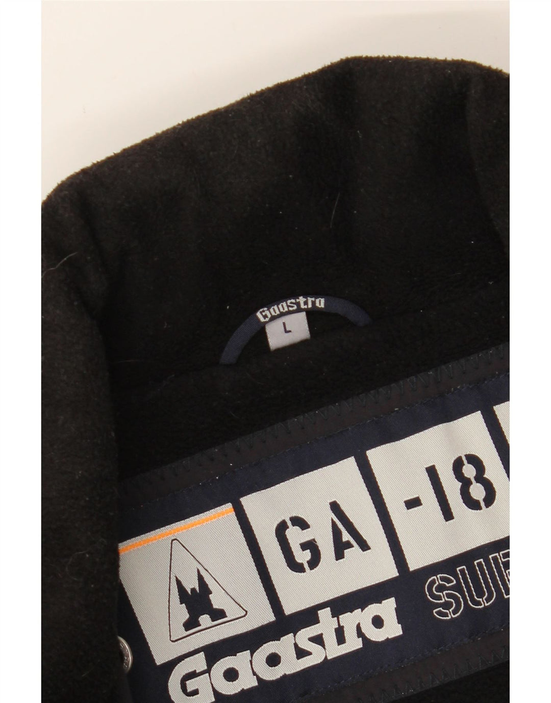GAASTRA Mens Bomber Jacket UK 40 Large Black Nylon Vintage Gaastra and Second-Hand Gaastra from Messina Hembry 