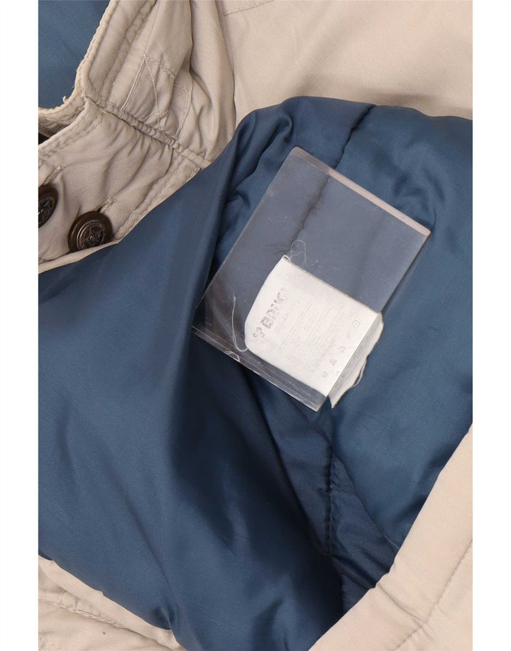 Palton căptușit pentru bărbați Brugi UK 42 XL poliester gri