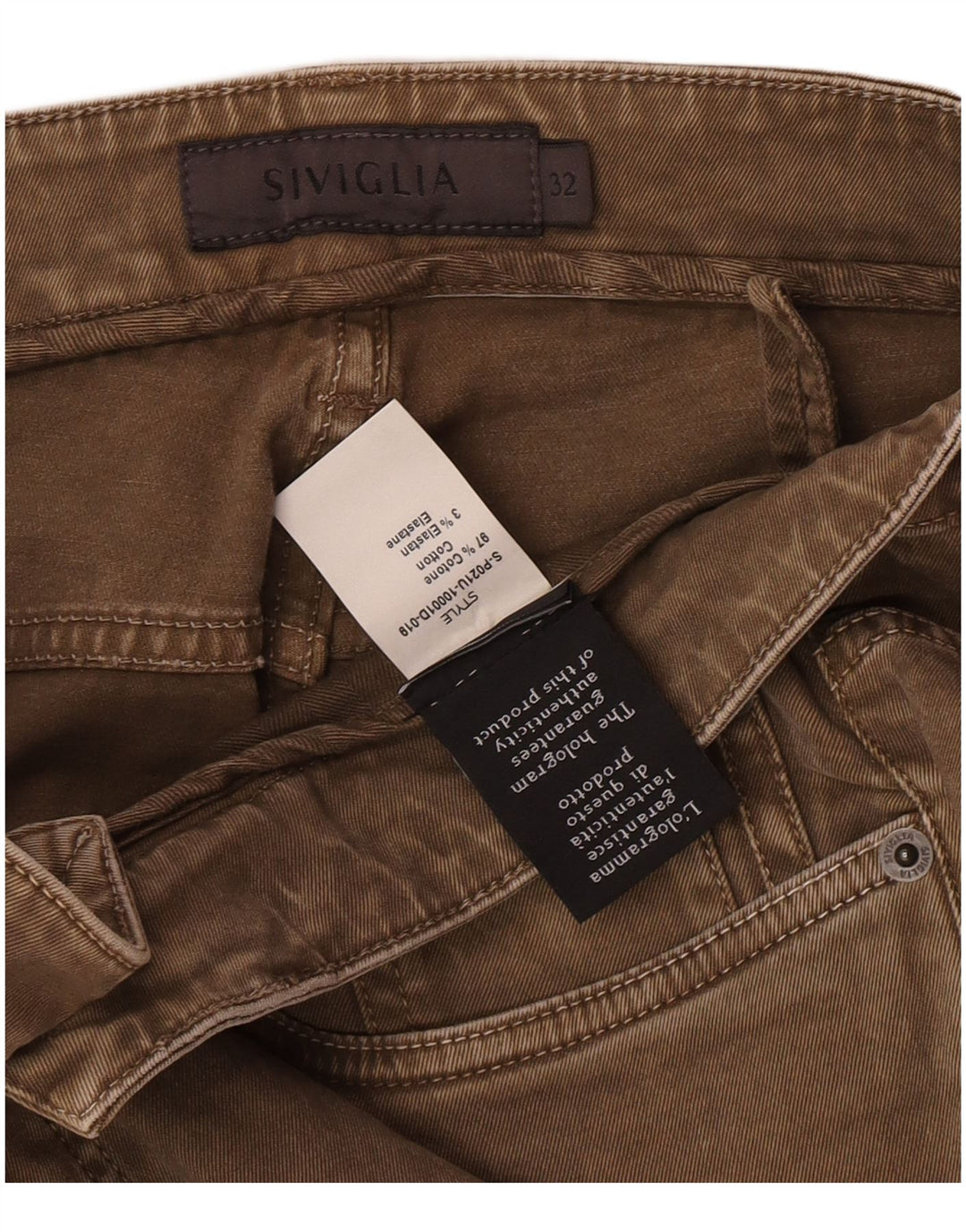 SIVIGLIA Blugi Slim Dama W32 L33 Bej Bumbac