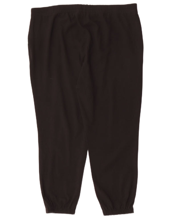 Marks & Spencer Joggeri pentru damă Pantaloni tăiați UK 14 Large W36 L25 Negru