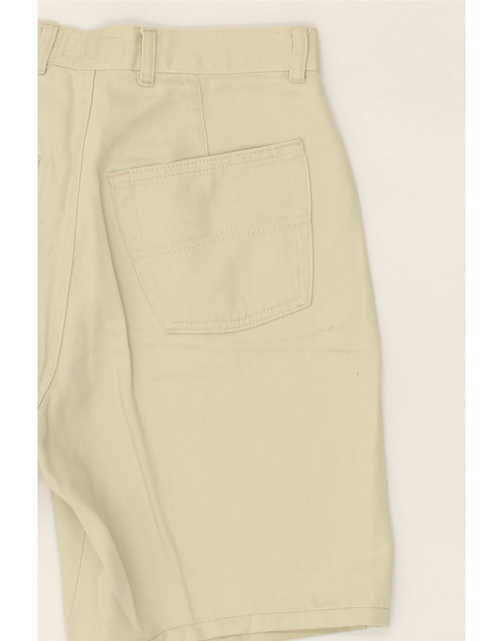 YESSICA Womens Casual Shorts UK 14 Medium W28 Beige Vintage Yessica and Second-Hand Yessica from Messina Hembry 