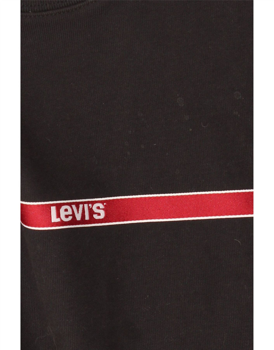 Levi'S Pulover oversized Crop pentru femei UK 6 XS Negru cu dungi