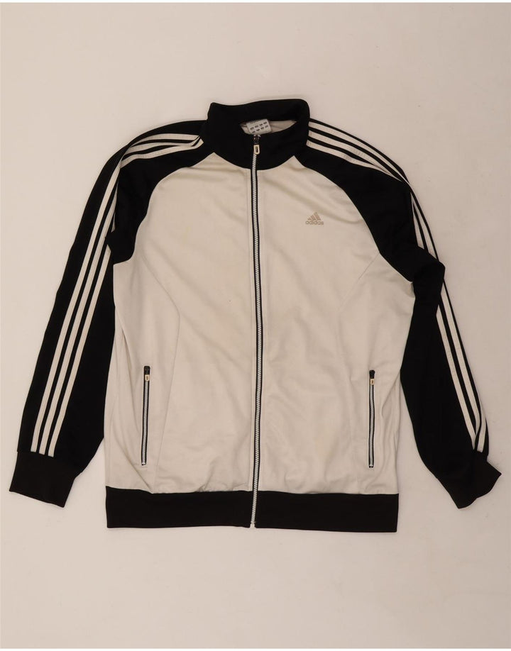 Jachetă de trening pentru bărbați Adidas UK 46/48 XL Poliester alb
