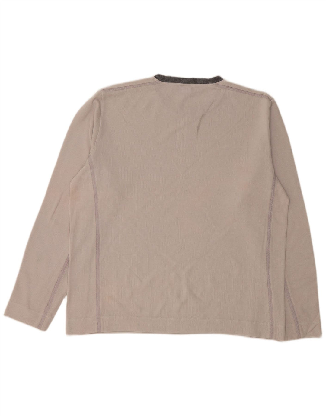 Top pentru bărbați HUGO BOSS cu mânecă lungă XL din bumbac color-bloch alb