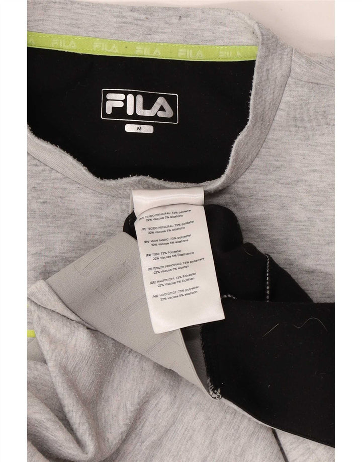 Pulover pentru bărbați Fila Graphic Pulover Gri mediu Poliester color bloc