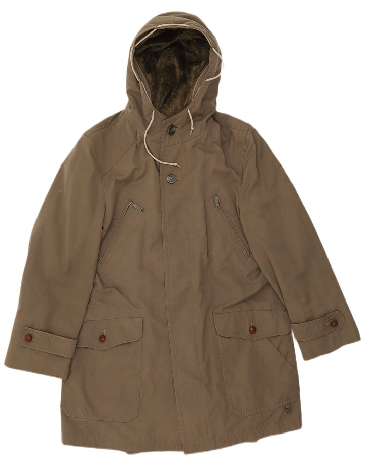 WESTBURY Jachetă Parka Sherpa cu glugă pentru bărbați EU 48 Medium Khaki Acrylic