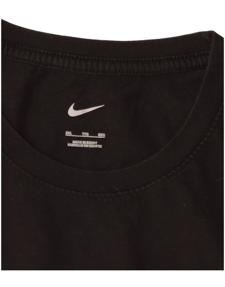 Tricou pentru bărbați NIKE Top 2XL bumbac negru
