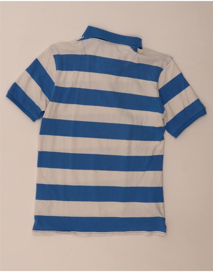 Cămașă polo MUSTO pentru bărbați, bumbac cu dungi albastre mari